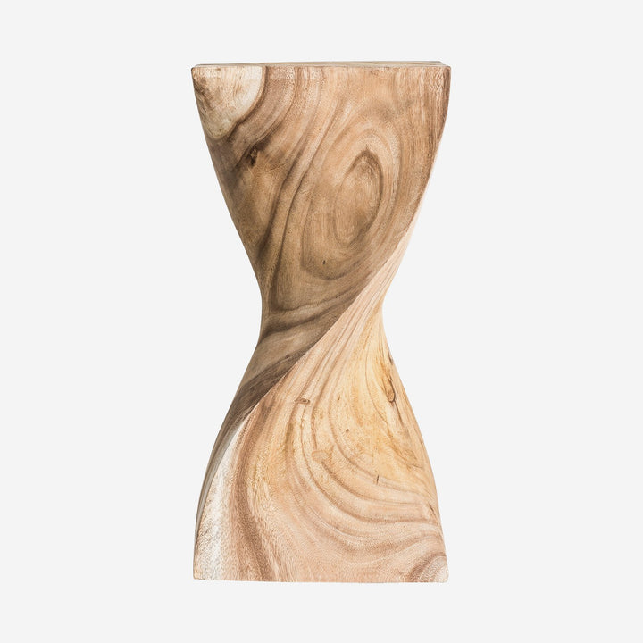 Mesa auxiliar de madera tropical