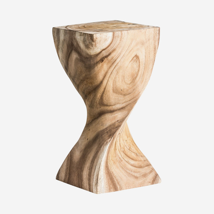Mesa auxiliar de madera tropical