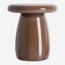 Mesa auxiliar de MDF – Marrón brillo