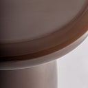 Mesa auxiliar de MDF – Marrón brillo – detalle