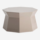 Mesa auxiliar de MDF en color crema