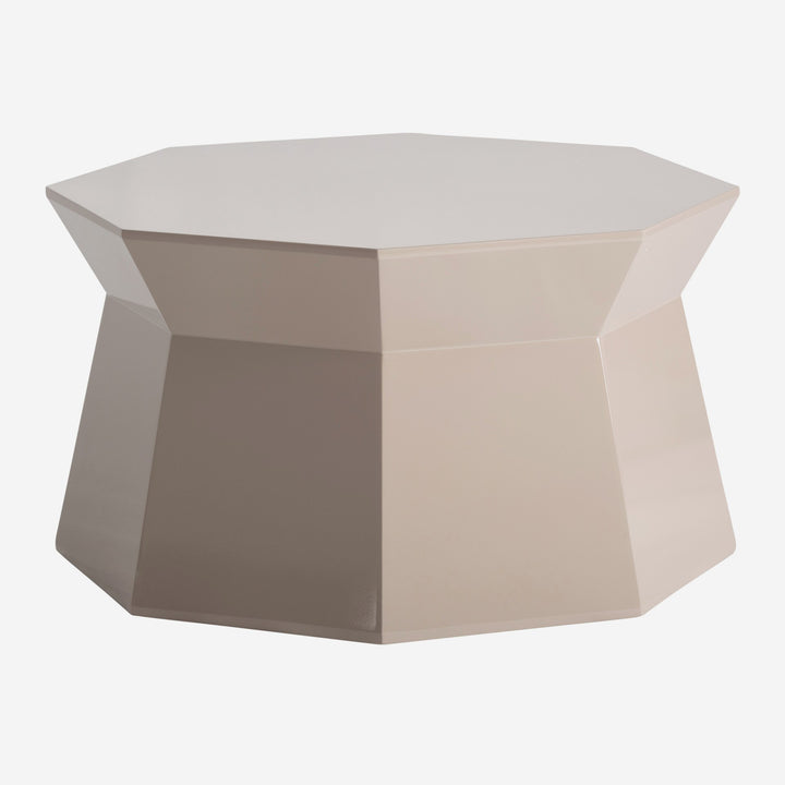 Mesa auxiliar de MDF en color crema