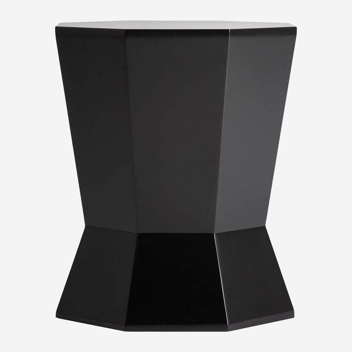 Mesa auxiliar de MDF en color negro