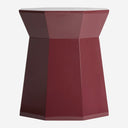 Mesa auxiliar de MDF en color rojo
