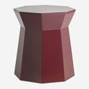 Mesa auxiliar de MDF en color rojo