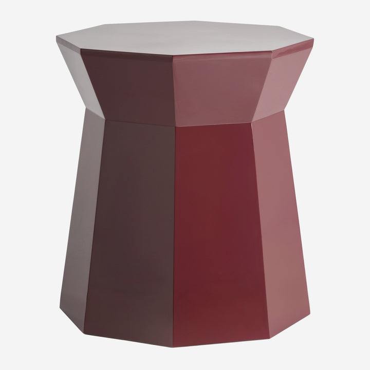 Mesa auxiliar de MDF en color rojo