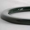 Mesa auxiliar de MDF y hierro en color verde lacado – detalle