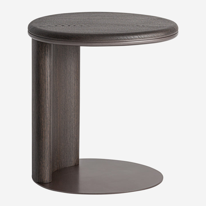 Mesa auxiliar de MDF y madera contrachapada en color marrón