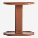 Mesa auxiliar de MDF y madera de haya en color marrón