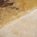Mesa auxiliar de ónix en color marfil – detalle