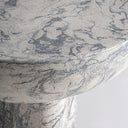 Mesa auxiliar de terrazo en color gris – detalle