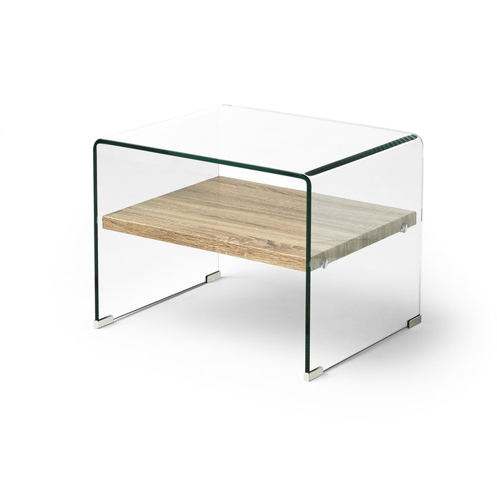 Mesa auxiliar Sidney cristal