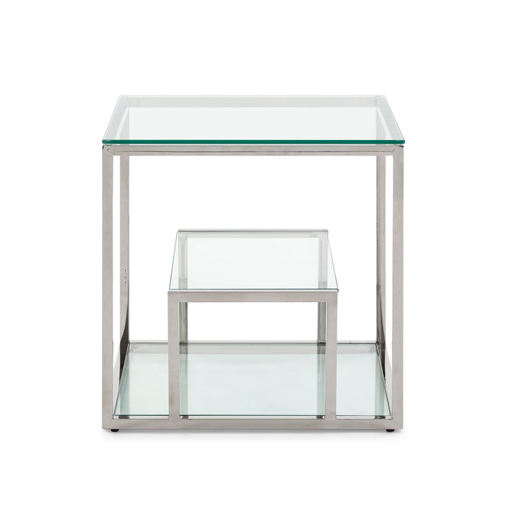 Mesa auxiliar Tokio acero