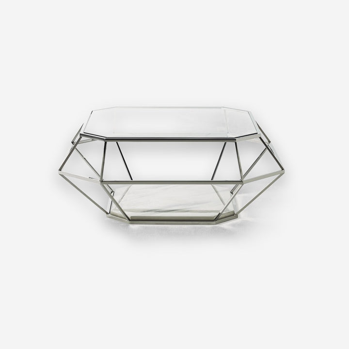 Tokio chrome coffee table