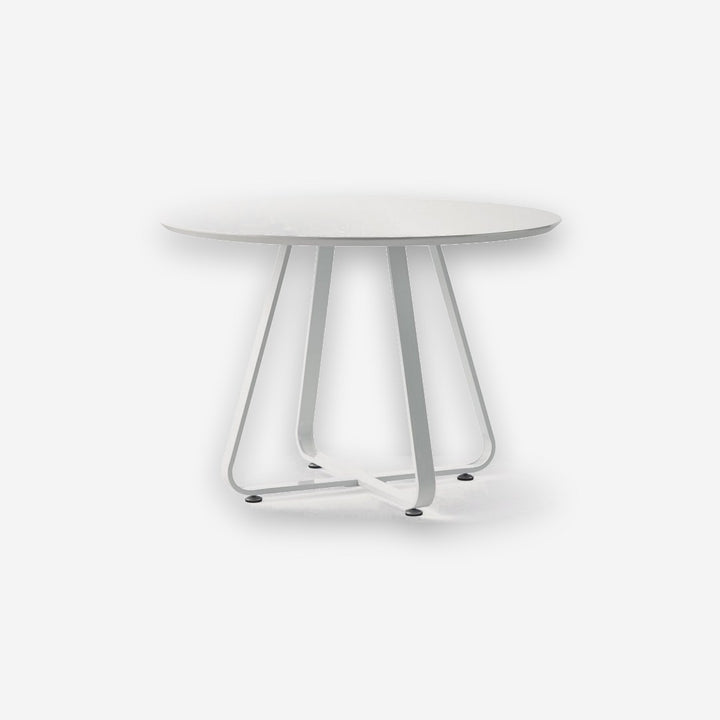 White dining table