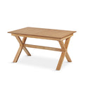Mesa de comedor de madera natural, 140 x 90 cm, foto de producto (3)