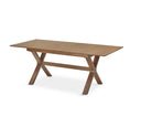 Mesa de comedor de madera natural, 140 x 90 cm, foto de producto (4)