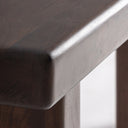 Mesa consola de madera de acacia en color marrón 180 x 44 x 85 cm – detalle