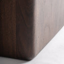 Mesa consola de madera de acacia en color marrón 180 x 44 x 85 cm – detalle