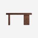 Mesa consola de madera de acacia en color marrón 180 x 44 x 85 cm