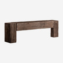 Mesa consola de madera de acacia en color marrón 240 x 40 x 70 cm