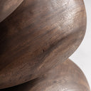 Mesa consola de madera de suar en color marrón 180 x 45 x 78 cm – detalle