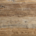 Mesa consola de madera recuperada en color marrón 230 x 57 x 83 cm – detalle