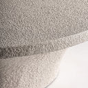 Mesa de centro de cemento en color beige – detalle