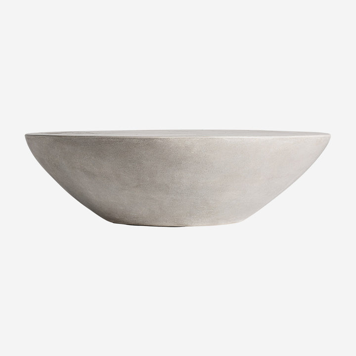 Mesa de centro de cemento en color gris 90 x 37 cm