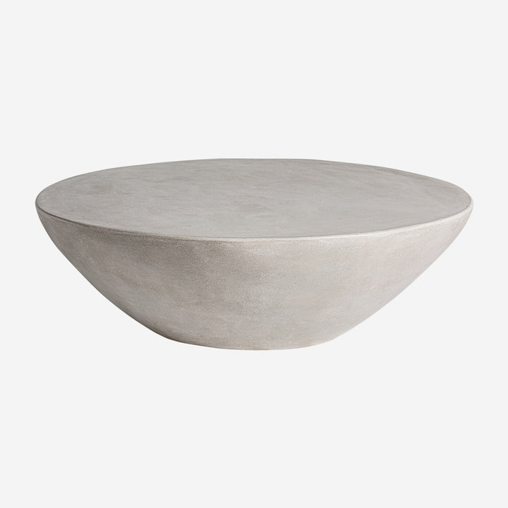 Mesa de centro de cemento en color gris 90 x 37 cm