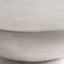 Mesa de centro de cemento en color gris 90 x 37 cm – detalle