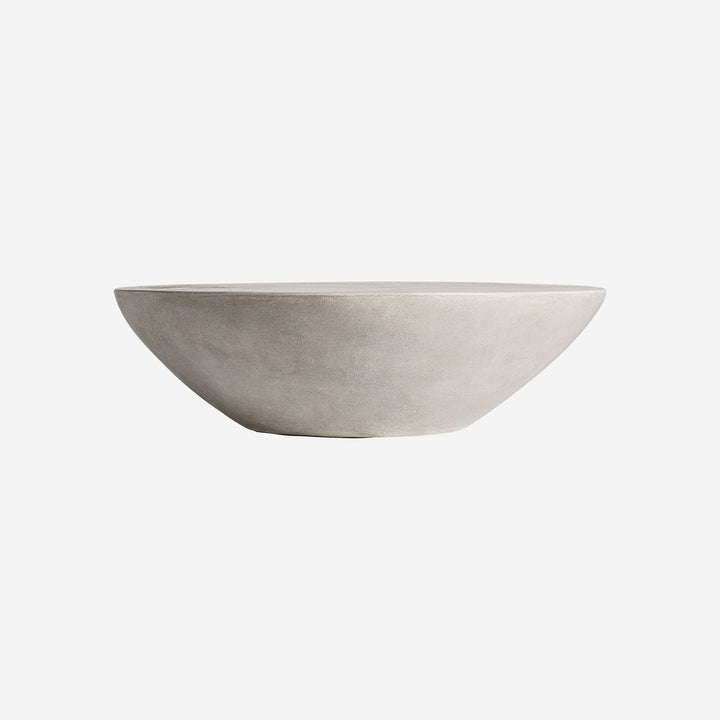 Mesa de centro de cemento en color gris 90 x 37 cm