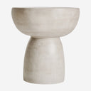 Mesa de centro de gres en color gris 52 x 60 cm