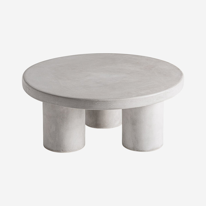 Mesa de centro de gres en color gris 85 x 35 cm
