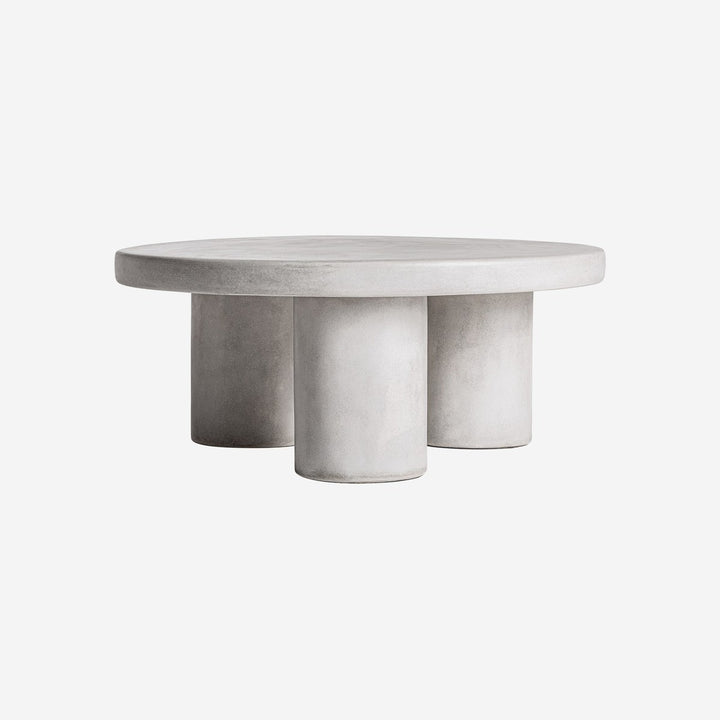 Mesa de centro de gres en color gris 85 x 35 cm