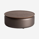 Mesa de centro de madera contrachapada en color marrón