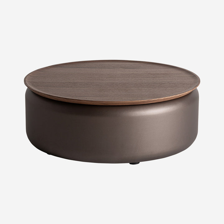 Mesa de centro de madera contrachapada en color marrón