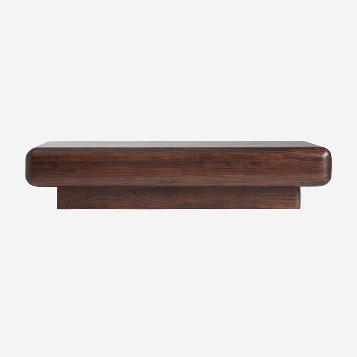Mesa de centro de madera de acacia en color marrón