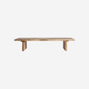Mesa de centro de madera de acacia en color marrón claro