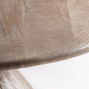 Mesa de centro de madera de mango en color marrón claro – detalle
