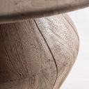 Mesa de centro de madera de mango en color marrón claro – detalle