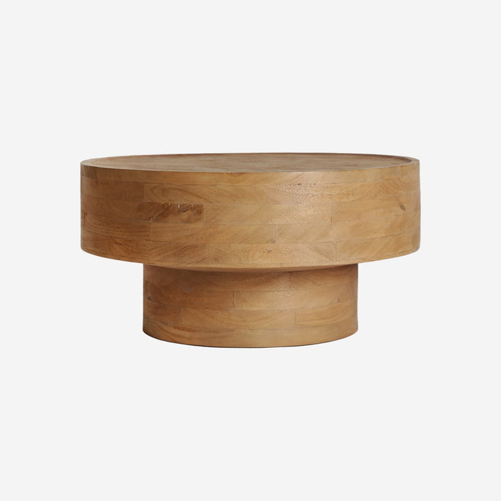 Mesa de centro de madera de mango en color marrón claro HAVRE