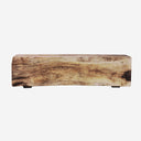 Mesa de centro de madera de suar en color marrón de aire étnico – 165 x 33 x 37 cm