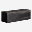 Mesa de centro de madera de suar en color negro 120 x 40 x 35 cm