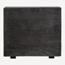 Mesa de centro de madera de suar en color negro 45 x 40 x 35 cm