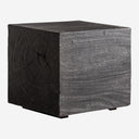 Mesa de centro de madera de suar en color negro 45 x 40 x 35 cm