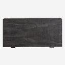 Mesa de centro de madera de suar en color negro 80 x 40 x 38 cm