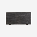 Mesa de centro de madera de suar en color negro 80 x 40 x 38 cm