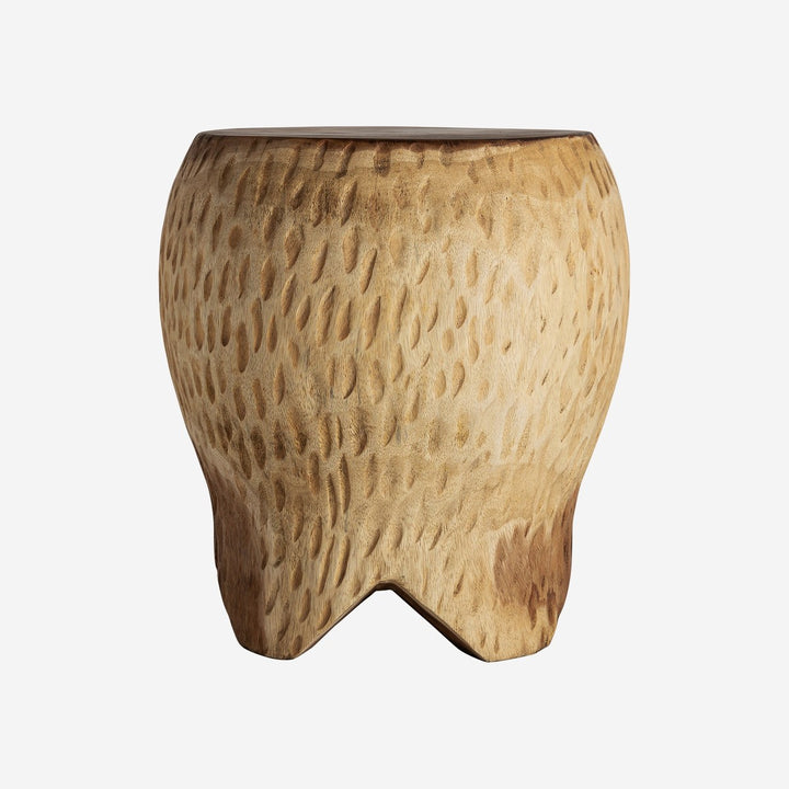 Mesa de centro de madera de suar en tonos marrones