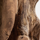 Mesa de centro de madera de teca en color marrón 50 x 42 cm – detalle